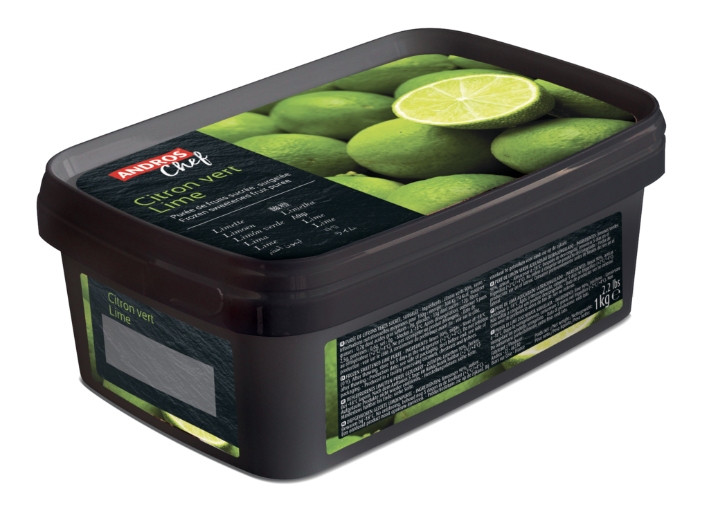 Gezuckertes Limettenpüree