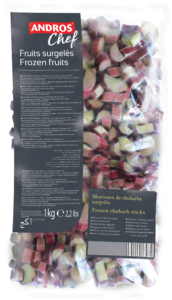 Rhubarbes surgelées IQF 1kg