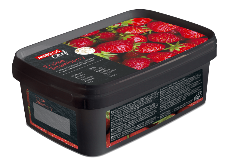 3608580816911 selection strawberry sweetened puree 1kg