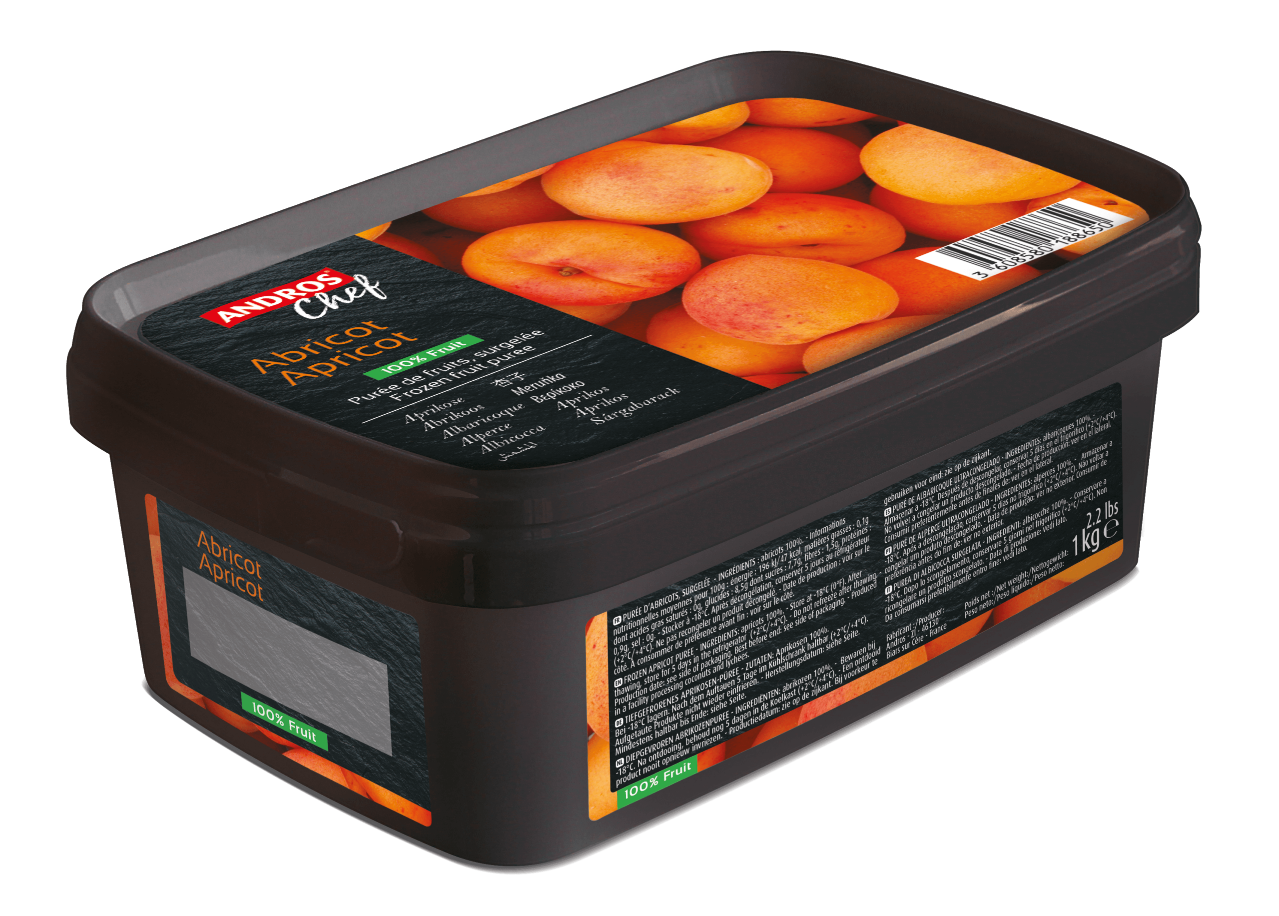3608580188650 Aprikosenpüree aus 100 % Frucht 1 kg