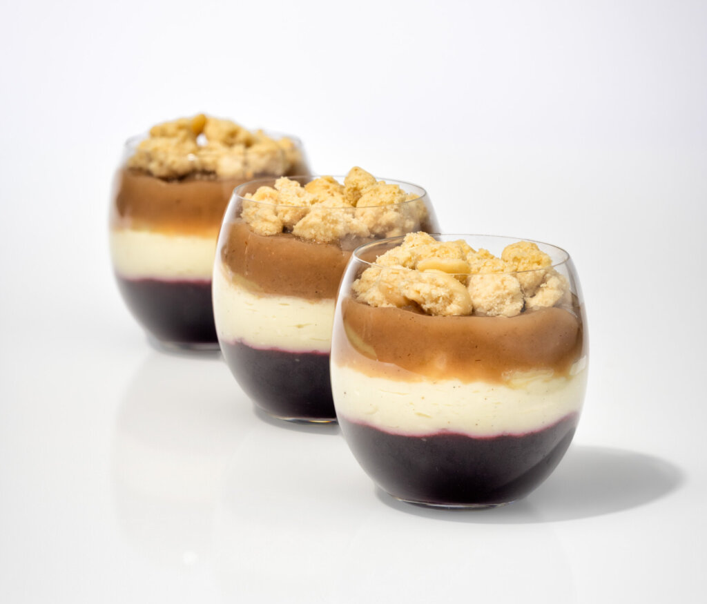 verrine mont blanc pomme chataigne